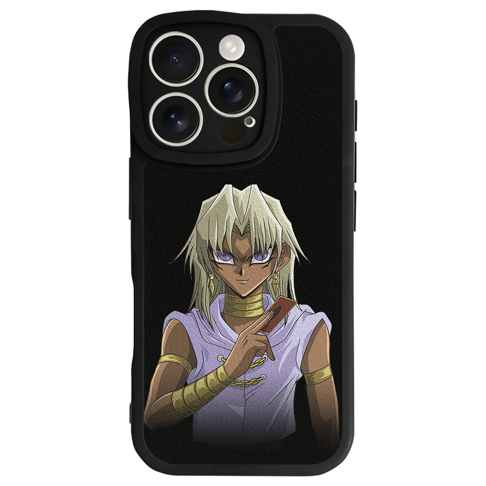 遊☆戯☆王 Yu-Gi-Oh! 【iPhone 16シリーズ対応】シリコンスマホケース（レザー調） 材質：シリコン
